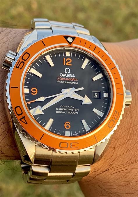 omega planet ocean orange price|omega planet ocean orange bezel.